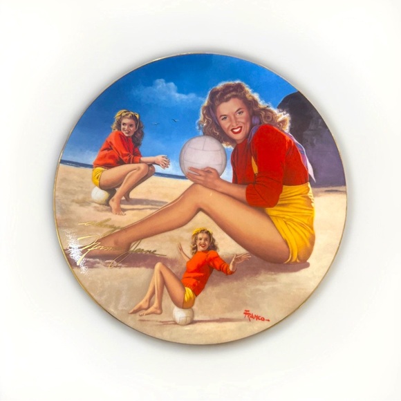 Marilyn Monroe Plate collection by de Dienes - Picture 1 of 3